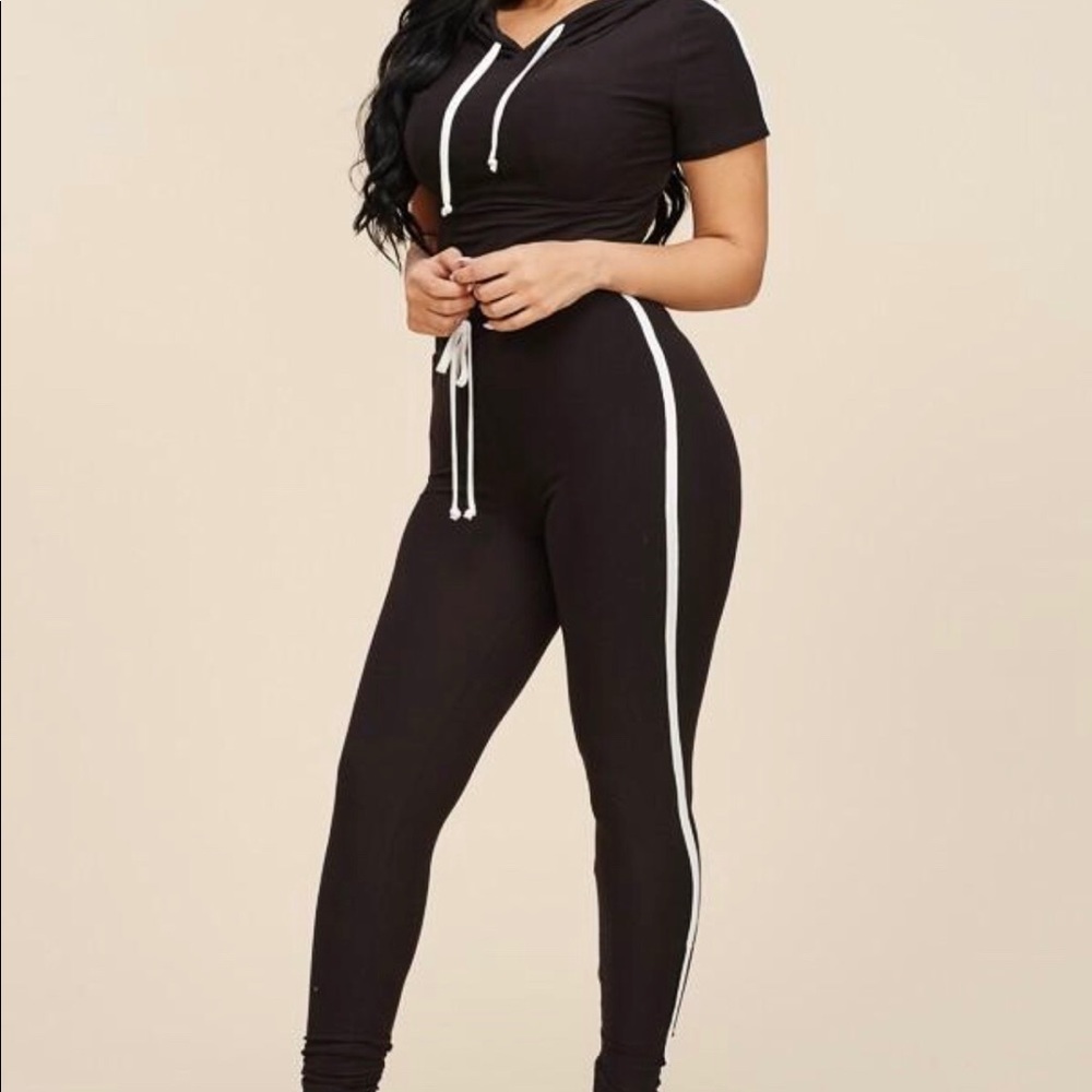 Black and white Two piece set